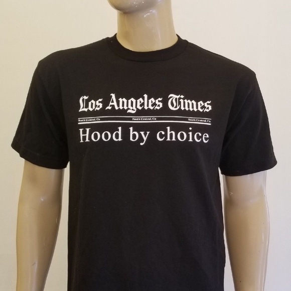 LA Times Hood By Choice ® T-Shirt - Picture 1 of 2